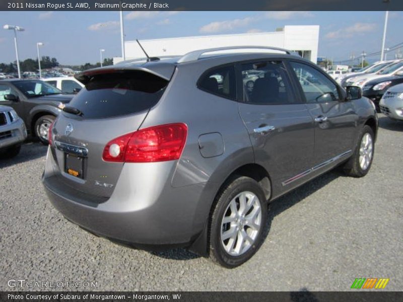 Platinum Graphite / Black 2011 Nissan Rogue SL AWD