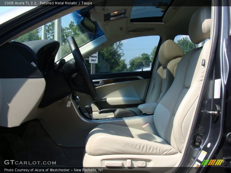 Polished Metal Metallic / Taupe 2008 Acura TL 3.2