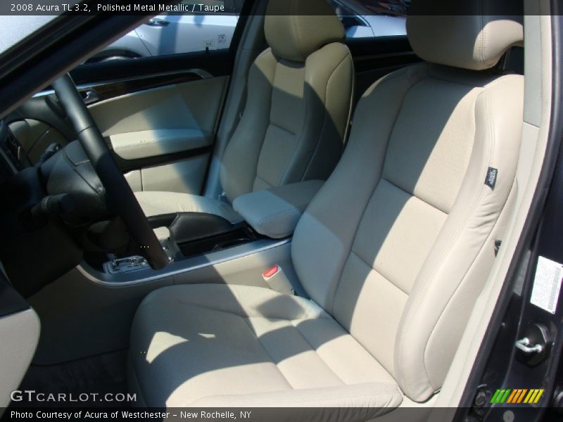 Polished Metal Metallic / Taupe 2008 Acura TL 3.2