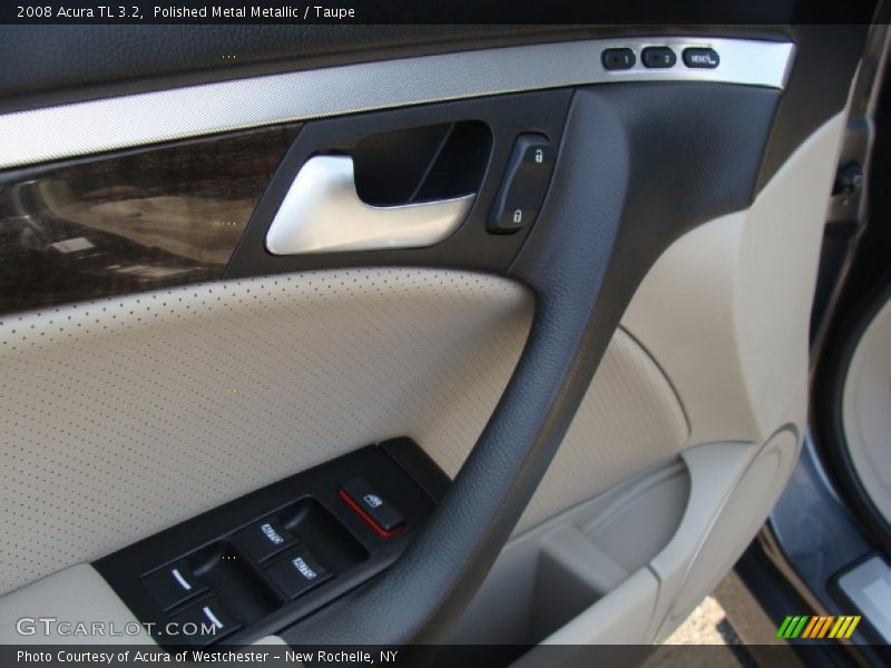 Polished Metal Metallic / Taupe 2008 Acura TL 3.2