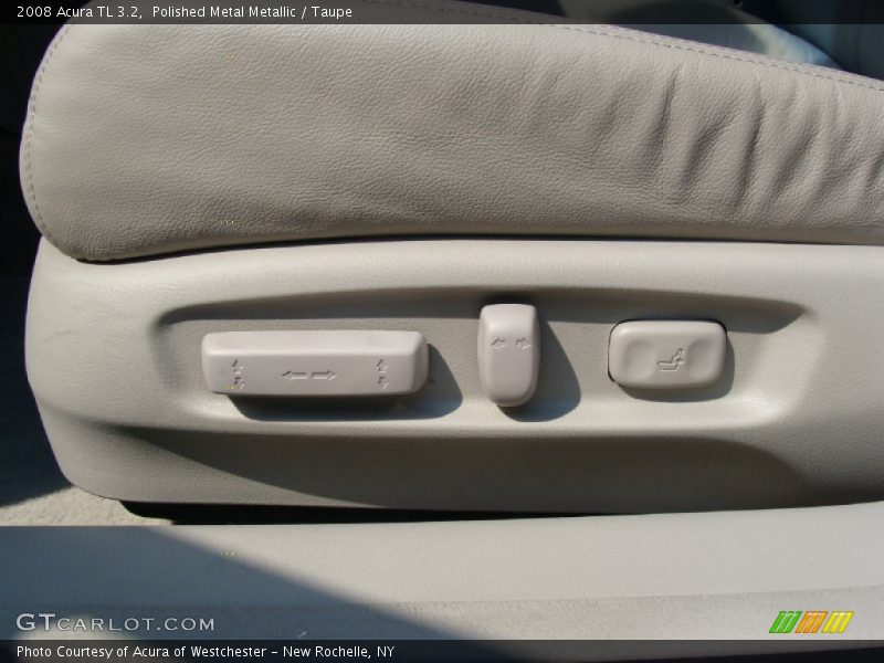 Polished Metal Metallic / Taupe 2008 Acura TL 3.2