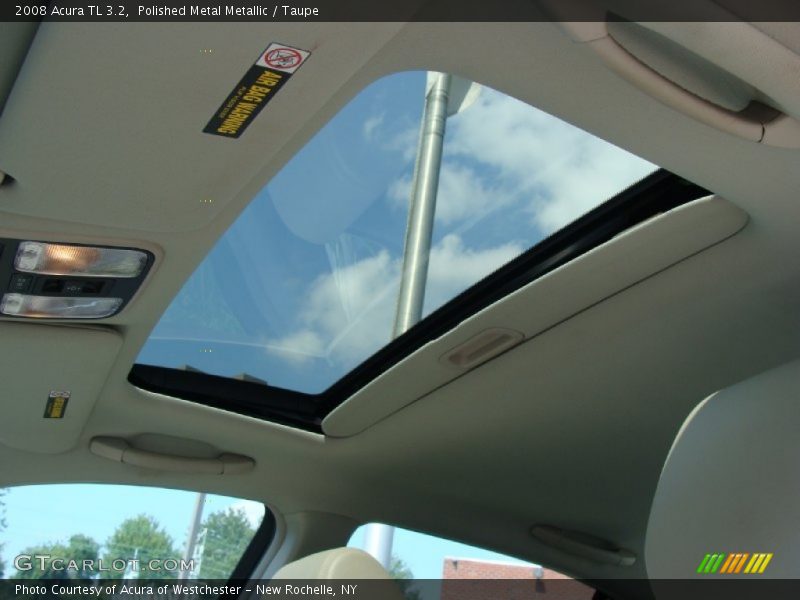 Polished Metal Metallic / Taupe 2008 Acura TL 3.2