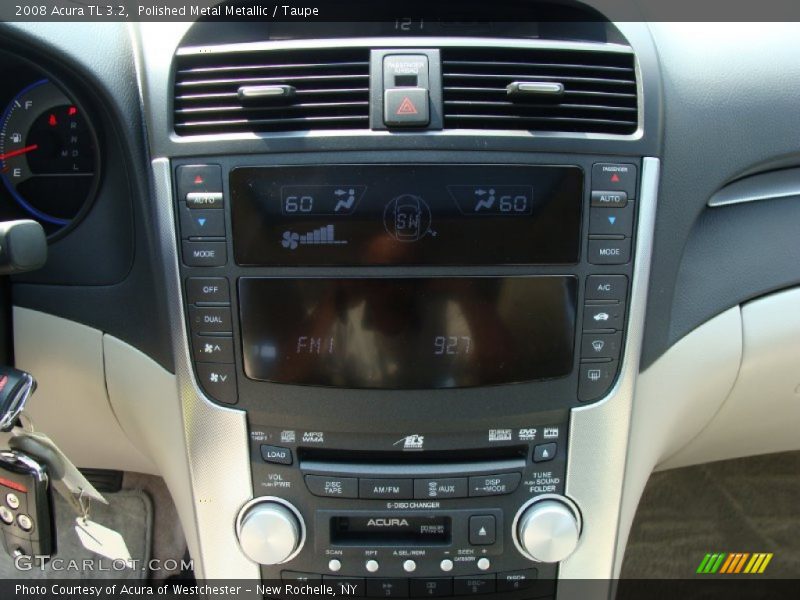 Polished Metal Metallic / Taupe 2008 Acura TL 3.2
