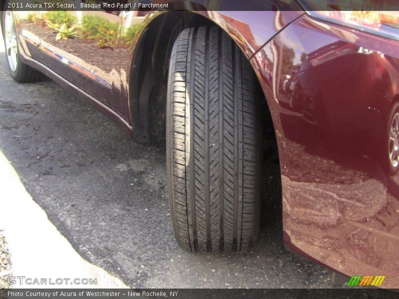 Basque Red Pearl / Parchment 2011 Acura TSX Sedan
