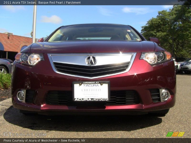Basque Red Pearl / Parchment 2011 Acura TSX Sedan