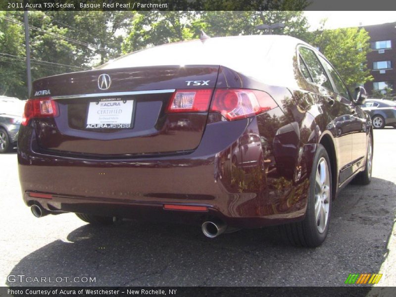 Basque Red Pearl / Parchment 2011 Acura TSX Sedan