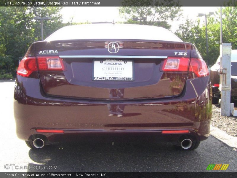 Basque Red Pearl / Parchment 2011 Acura TSX Sedan