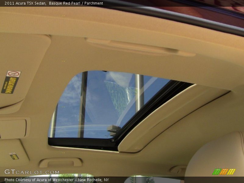 Basque Red Pearl / Parchment 2011 Acura TSX Sedan