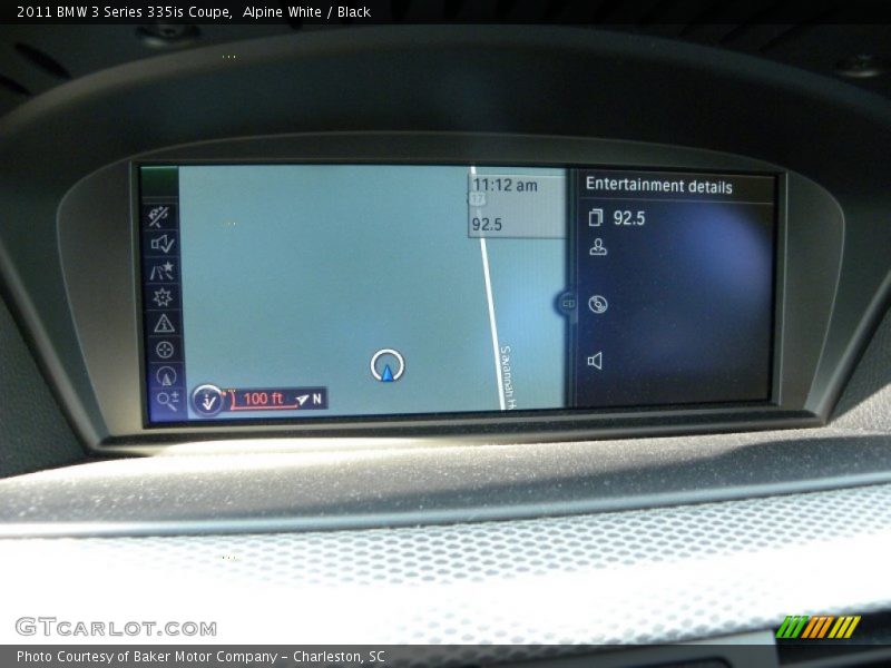 Navigation of 2011 3 Series 335is Coupe