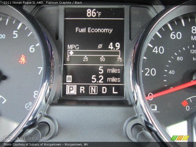 Platinum Graphite / Black 2011 Nissan Rogue SL AWD