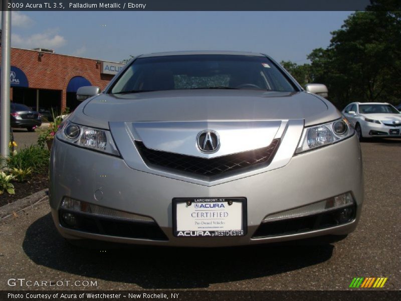 Palladium Metallic / Ebony 2009 Acura TL 3.5