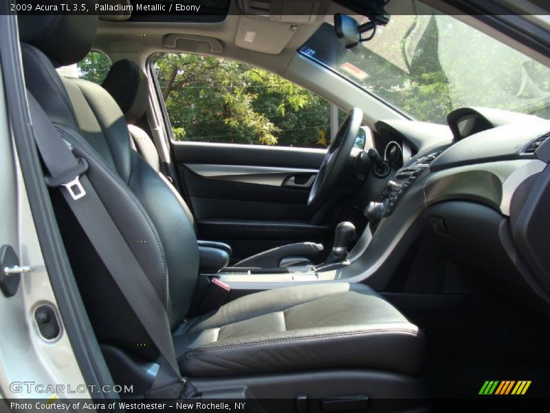 Palladium Metallic / Ebony 2009 Acura TL 3.5