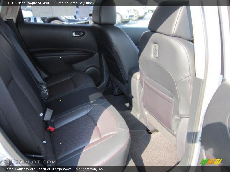 Silver Ice Metallic / Black 2011 Nissan Rogue SL AWD