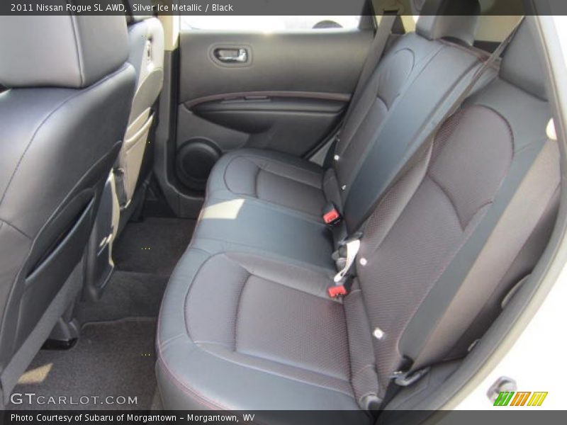 Silver Ice Metallic / Black 2011 Nissan Rogue SL AWD