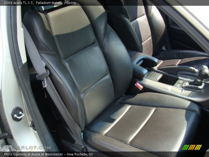 Palladium Metallic / Ebony 2009 Acura TL 3.5