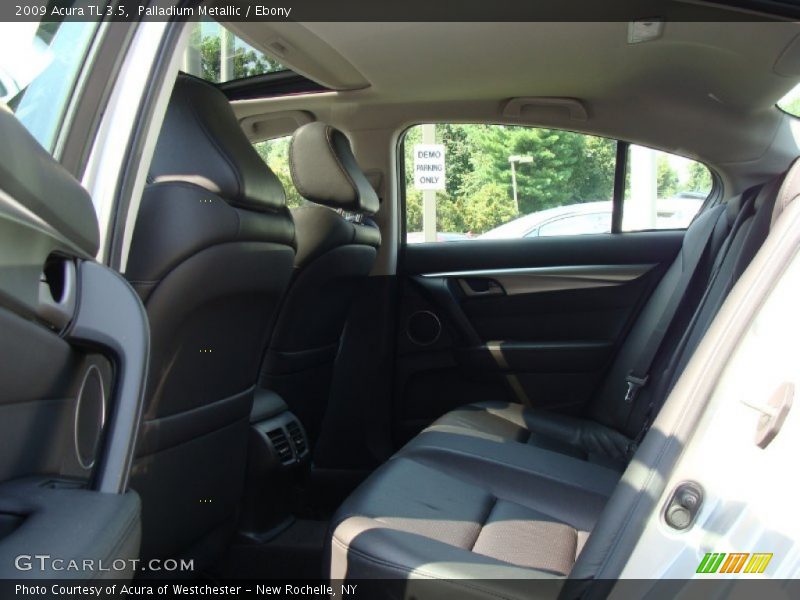 Palladium Metallic / Ebony 2009 Acura TL 3.5