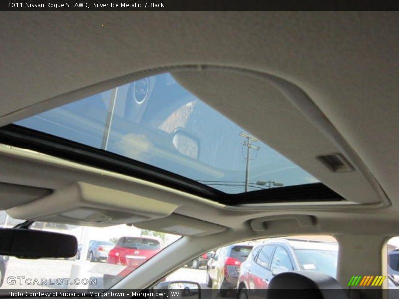 Silver Ice Metallic / Black 2011 Nissan Rogue SL AWD