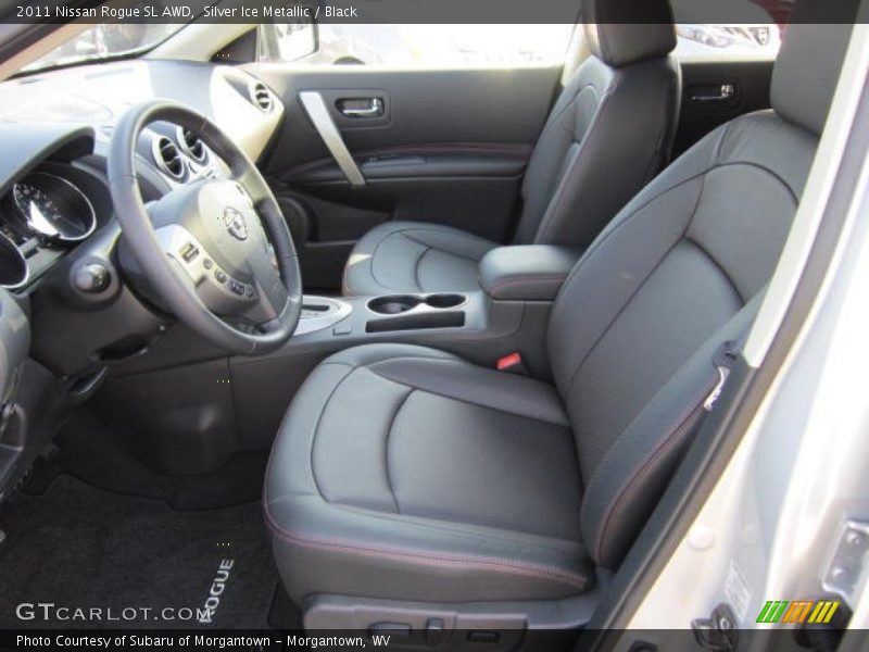 Silver Ice Metallic / Black 2011 Nissan Rogue SL AWD