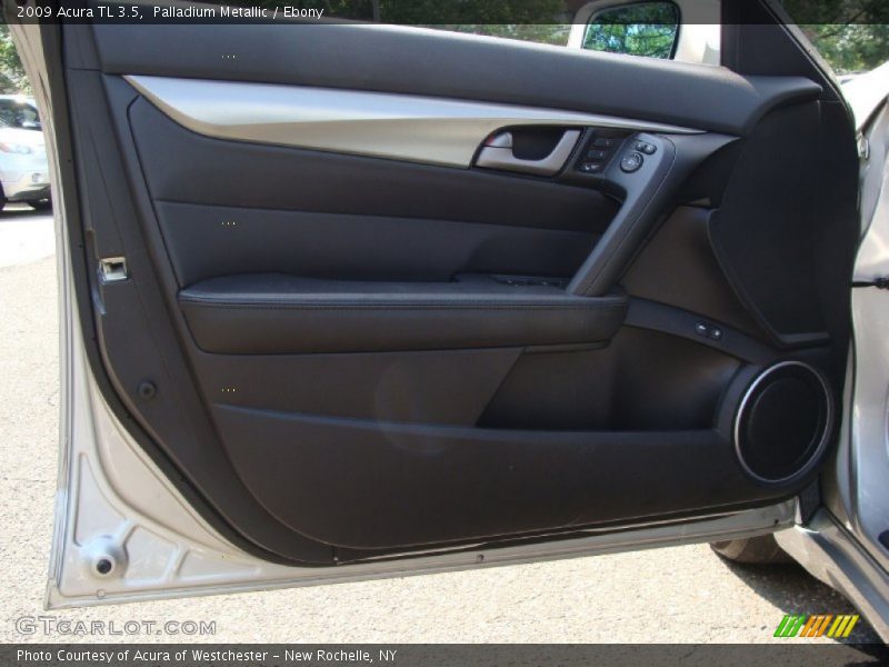 Palladium Metallic / Ebony 2009 Acura TL 3.5
