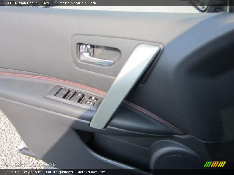 Silver Ice Metallic / Black 2011 Nissan Rogue SL AWD