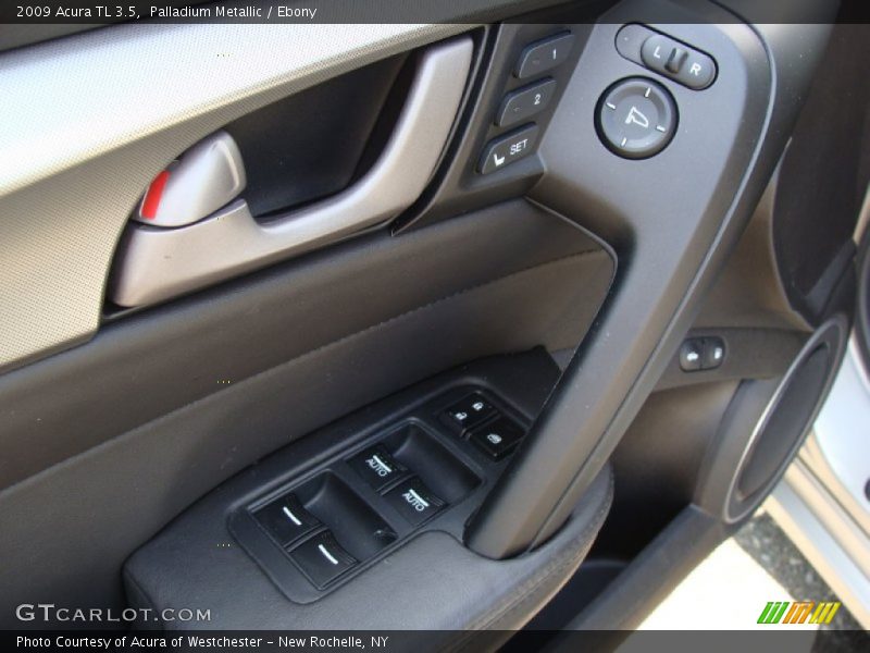 Palladium Metallic / Ebony 2009 Acura TL 3.5