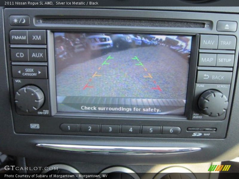 Silver Ice Metallic / Black 2011 Nissan Rogue SL AWD