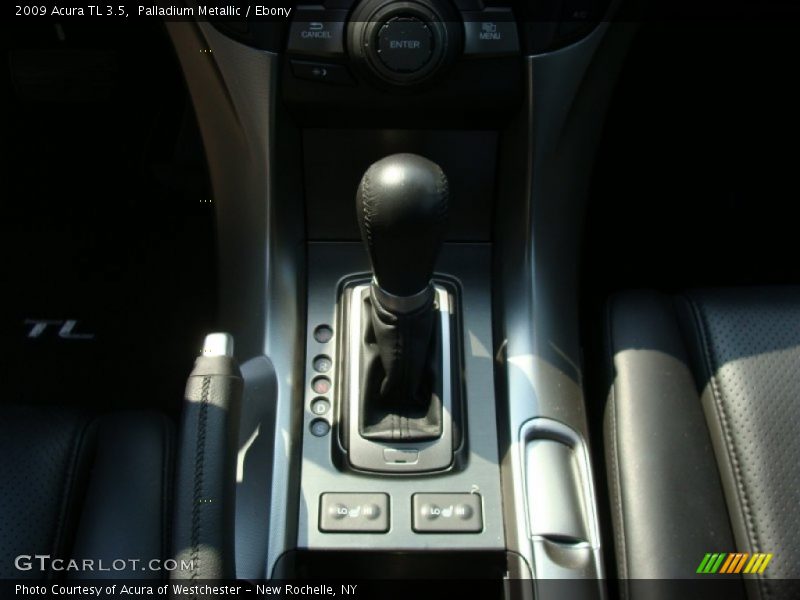 Palladium Metallic / Ebony 2009 Acura TL 3.5