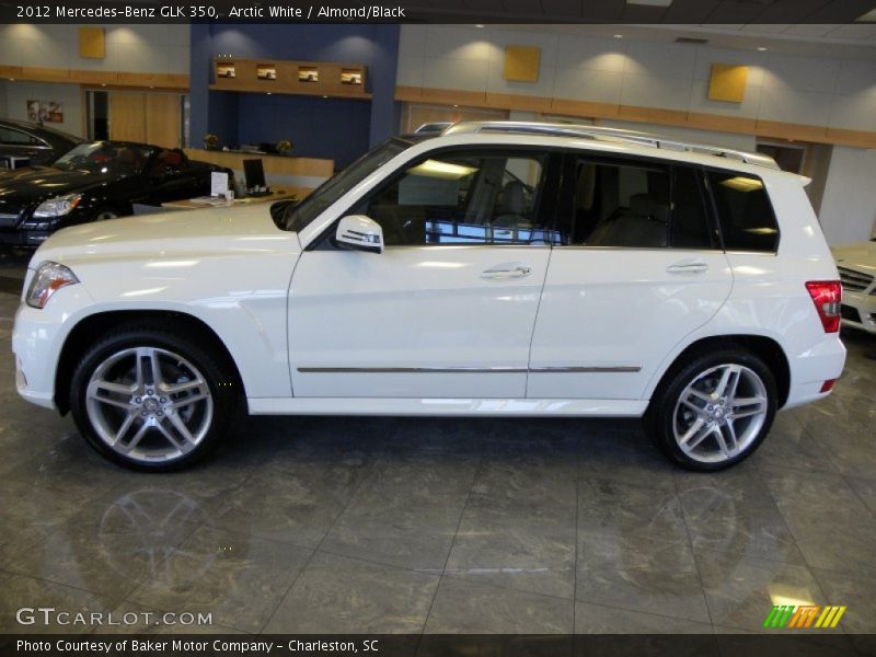 Arctic White / Almond/Black 2012 Mercedes-Benz GLK 350