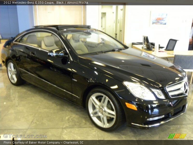 Black / Almond/Mocha 2012 Mercedes-Benz E 350 Coupe