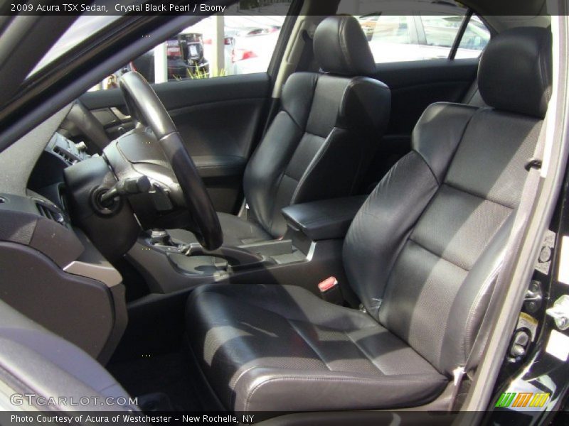 Crystal Black Pearl / Ebony 2009 Acura TSX Sedan