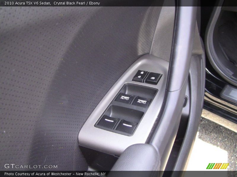 Crystal Black Pearl / Ebony 2010 Acura TSX V6 Sedan