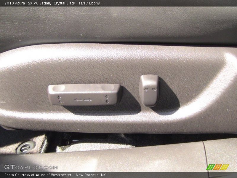 Crystal Black Pearl / Ebony 2010 Acura TSX V6 Sedan