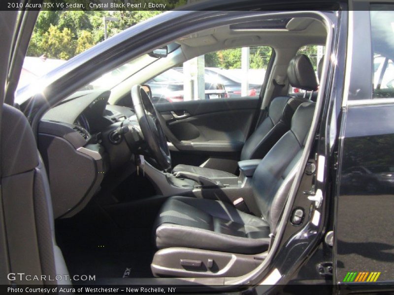  2010 TSX V6 Sedan Ebony Interior