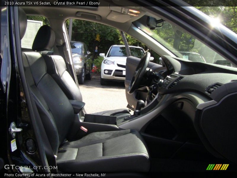 Crystal Black Pearl / Ebony 2010 Acura TSX V6 Sedan