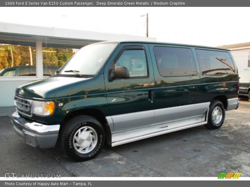 Front 3/4 View of 1999 E Series Van E150 Custom Passenger