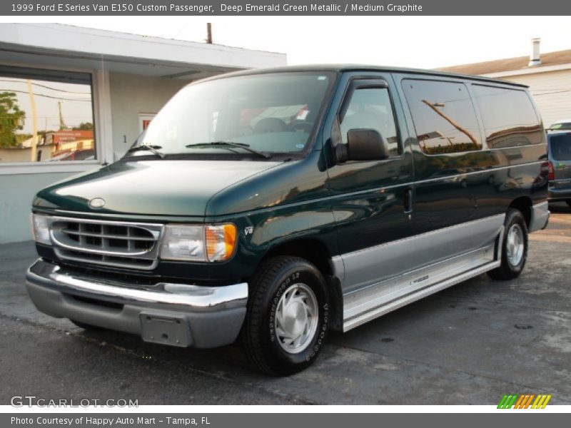 Front 3/4 View of 1999 E Series Van E150 Custom Passenger