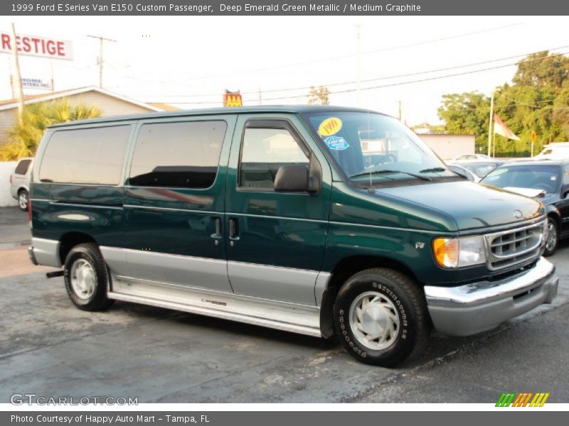  1999 E Series Van E150 Custom Passenger Deep Emerald Green Metallic