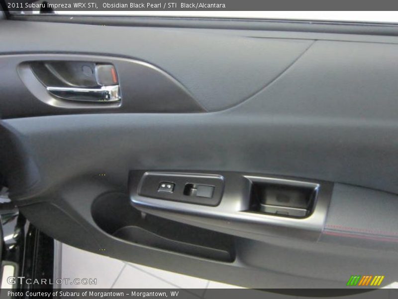 Obsidian Black Pearl / STI  Black/Alcantara 2011 Subaru Impreza WRX STi