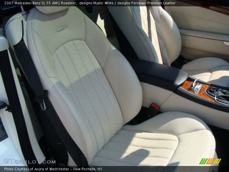  2007 SL 55 AMG Roadster designo Porcelain Premium Leather Interior