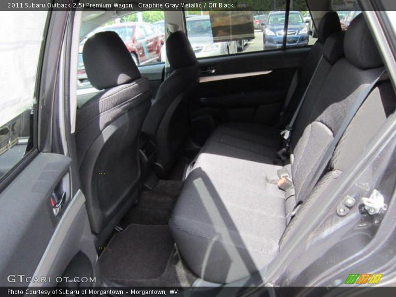 Graphite Gray Metallic / Off Black 2011 Subaru Outback 2.5i Premium Wagon
