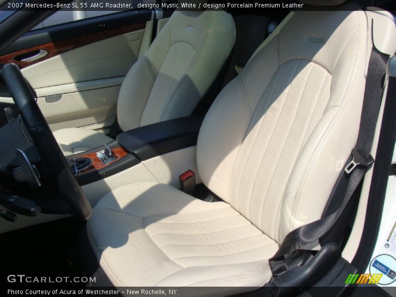 designo Mystic White / designo Porcelain Premium Leather 2007 Mercedes-Benz SL 55 AMG Roadster