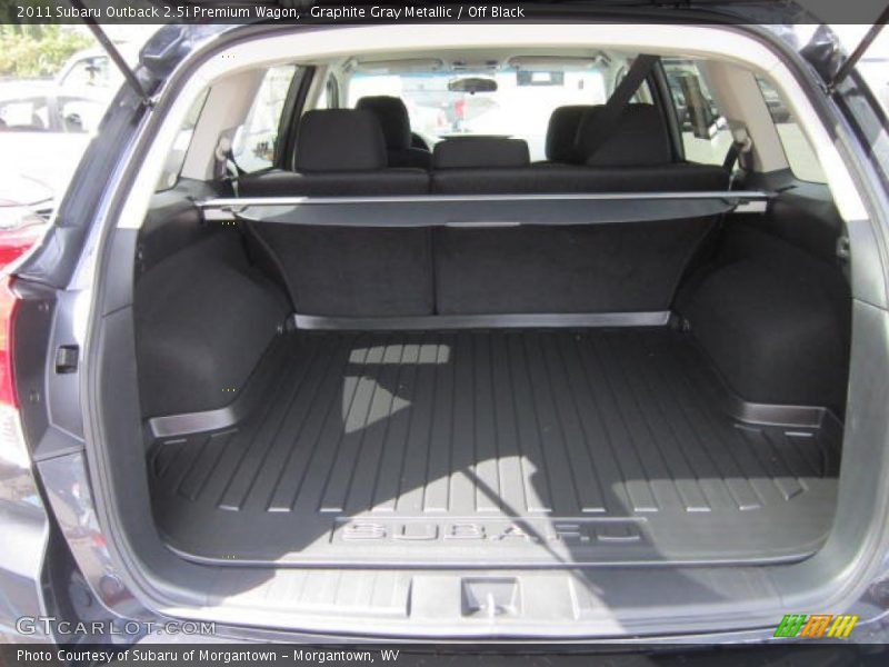 Graphite Gray Metallic / Off Black 2011 Subaru Outback 2.5i Premium Wagon