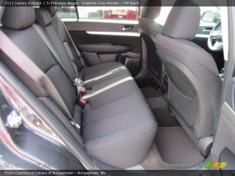 Graphite Gray Metallic / Off Black 2011 Subaru Outback 2.5i Premium Wagon