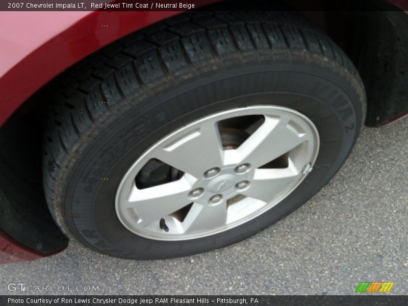 Red Jewel Tint Coat / Neutral Beige 2007 Chevrolet Impala LT