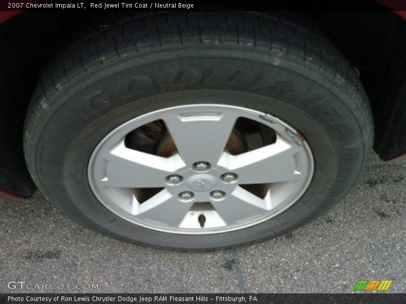 Red Jewel Tint Coat / Neutral Beige 2007 Chevrolet Impala LT