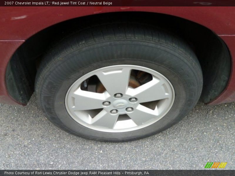 Red Jewel Tint Coat / Neutral Beige 2007 Chevrolet Impala LT