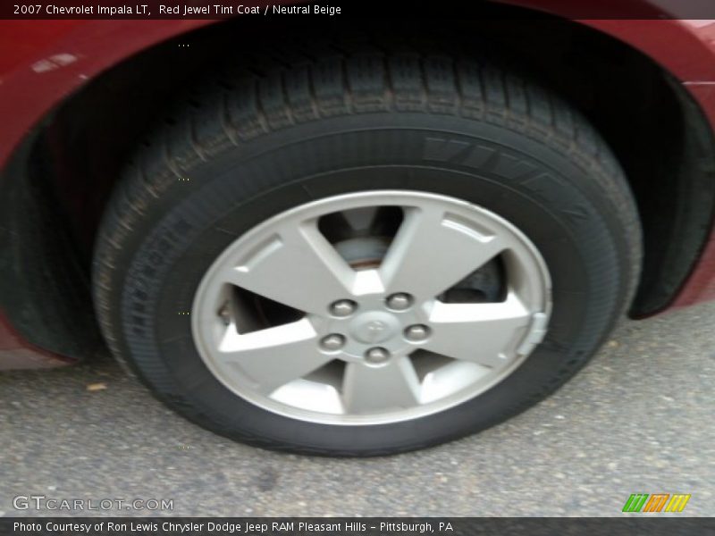 Red Jewel Tint Coat / Neutral Beige 2007 Chevrolet Impala LT