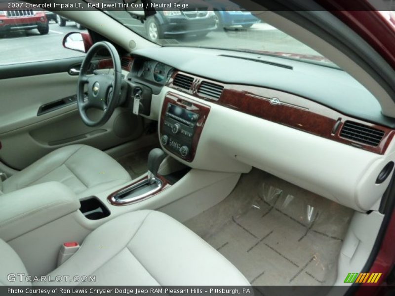 Red Jewel Tint Coat / Neutral Beige 2007 Chevrolet Impala LT