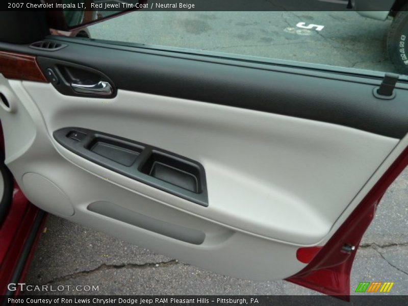 Red Jewel Tint Coat / Neutral Beige 2007 Chevrolet Impala LT