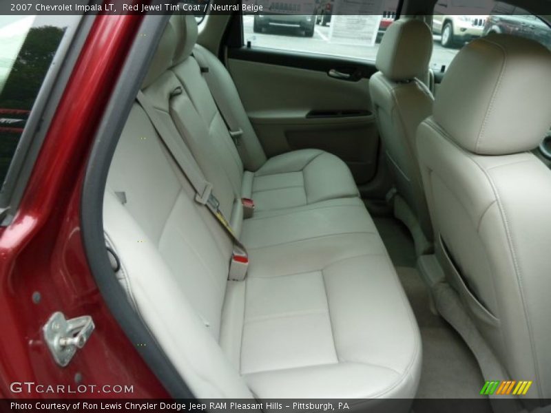 Red Jewel Tint Coat / Neutral Beige 2007 Chevrolet Impala LT
